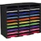 Storex Literature Sorter, 30 Comp, 14-1/10"Wx31-2/5"Lx25-1/2"H, BK STX61419U01C - alternate 2